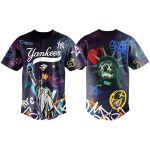 Graffiti NY City Yankees Street Style Jersey 2025