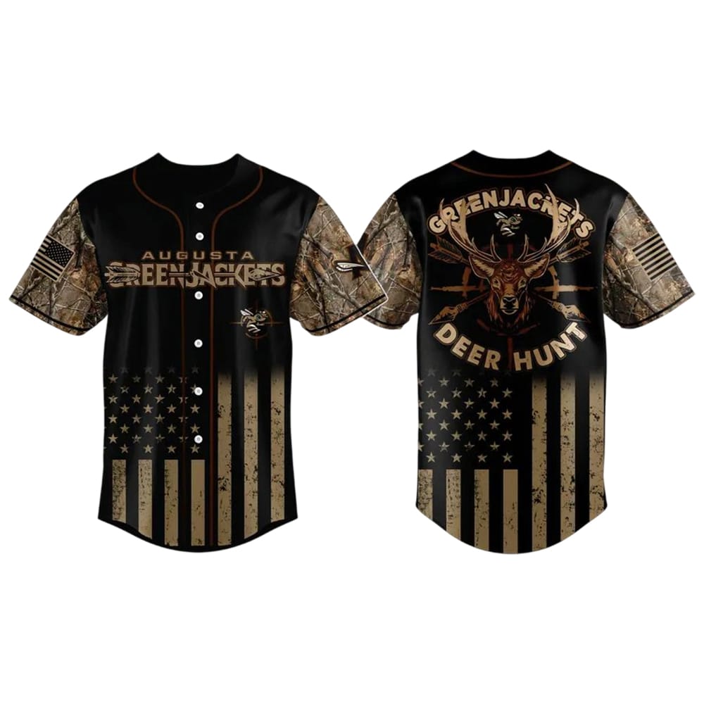 GreenJackets x Hunting Baseball Jersey 2025 GreenJackets x Hunting Baseball Jersey 2025