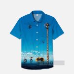 Hawaiian Funny Animals Diving Competition Hawaiian Shirt