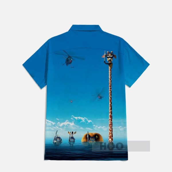 Hawaiian Funny Animals Diving Competition Hawaiian Shirt