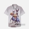Hawaiian Funny Animals Donkeys Hawaiian Shirt