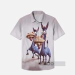 Hawaiian Funny Animals Donkeys Hawaiian Shirt
