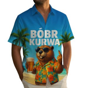 Bobr Kurwa Summer Hawaiian Shirt1