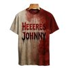 Heeere’s Johnny Blood Art Print Printed T-shirt