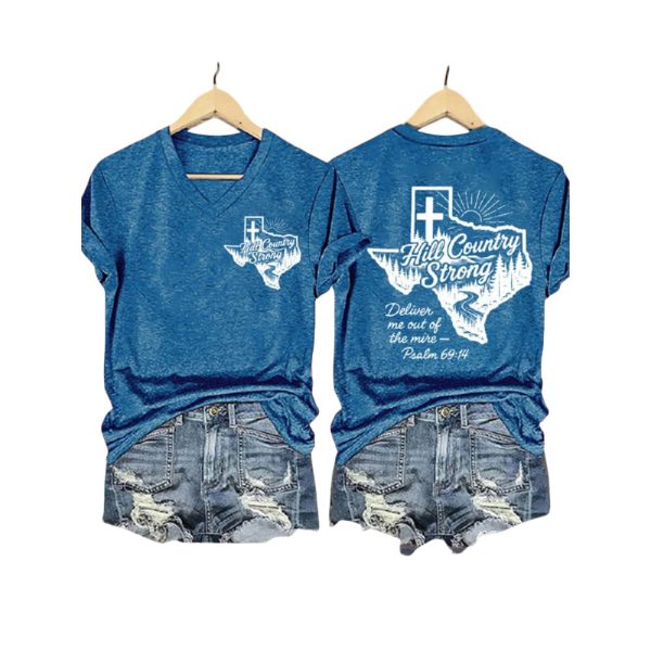 Hill Country Strong Deliver Me Out Of The Mire Psalm 69 14 Shirt