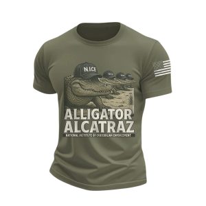 Alligator Alcatraz National Institute Of Crocodilian Enforcement Shirt1