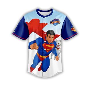 Brooklyn Cyclones Superman Night 2025 Jersey1