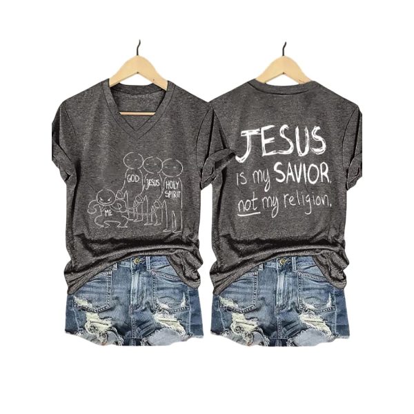 JESUS Is My SAVIOR Not My Religion Two-Sided Shirt