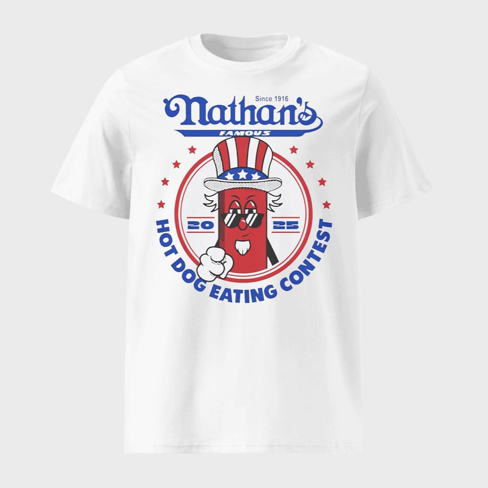 Joey Chestnut Nathan's Hot Dog Eating Contest 2025 Shirt Joey Chestnut Nathan's Hot Dog Eating Contest 2025 Shirt