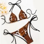 Just A Girl Who Loves Highland Cows Personalized Triangle Bikini Swimsuit