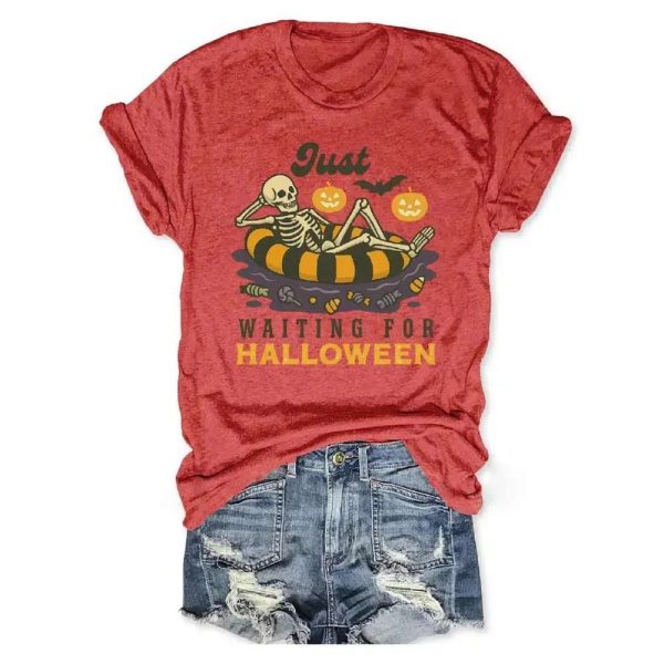 Just Waiting For Halloween T-shirt