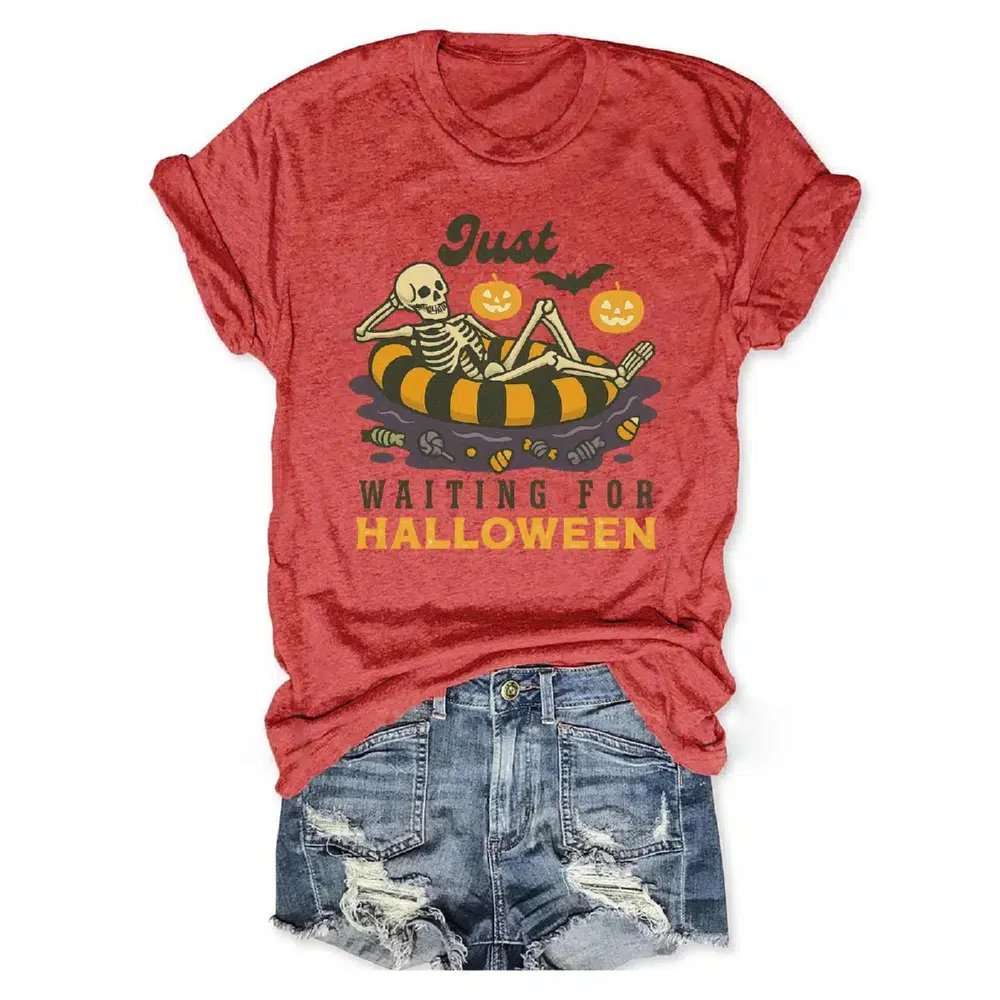 Just Waiting For Halloween T shirt Just Waiting For Halloween T-shirt