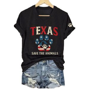 Texas Strong Save The Animals Shirt2