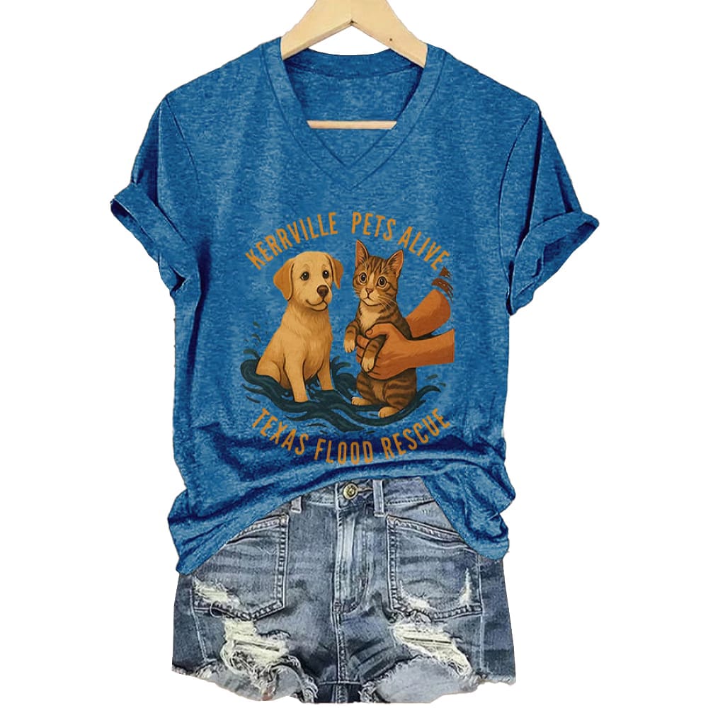 Kerrville Pets Alive Texas Flood Rescue Shirt Kerrville Pets Alive Texas Flood Rescue Shirt