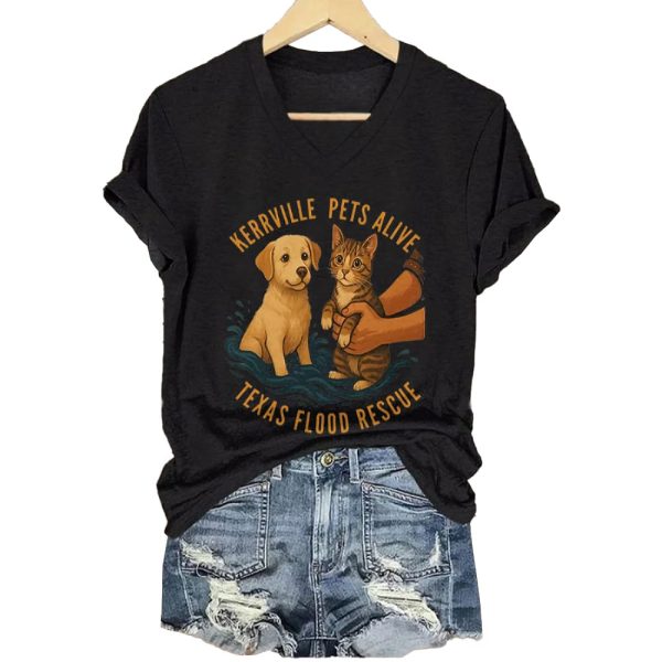 Kerrville Pets Alive Texas Flood Rescue Shirt