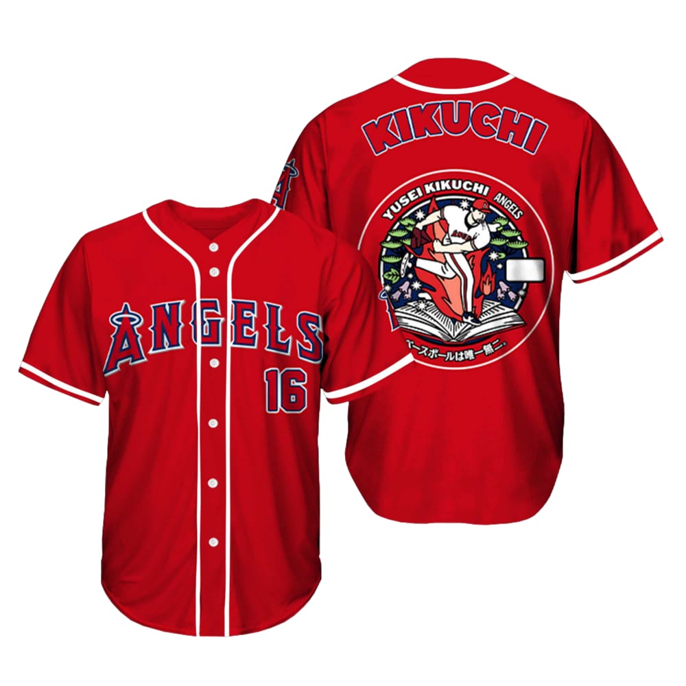 LA Angels Japan Rising Stars Yusei Kikuchi Jersey 2025 LA Angels Japan Rising Stars Yusei Kikuchi Jersey 2025