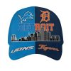Lions Tigers Teams Detroit Skyline Classic Cap