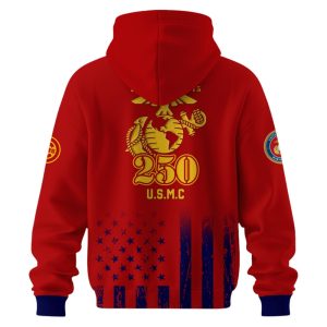 2025 Cubs 250th Marine Corps Birthday Hoodie2