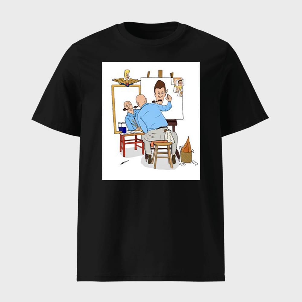 Lukas Draws Art Mike Judge Painting Butthead Shirt 1 Lukas Draws Art Mike Judge Painting Butthead Shirt