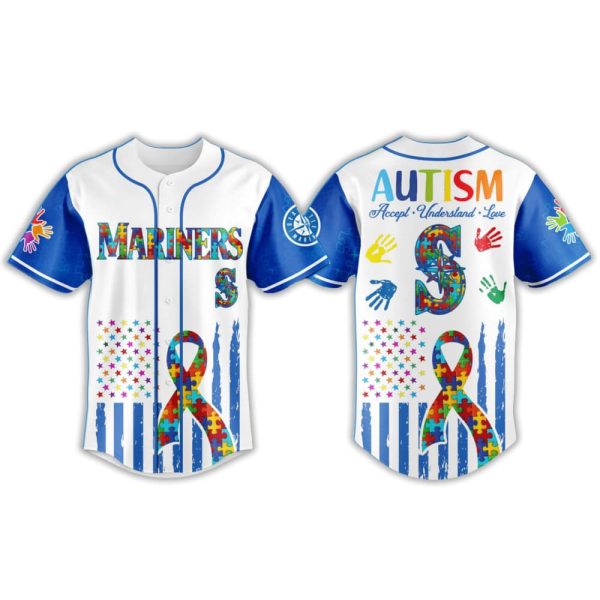 Mariners Autism Awareness Month Jersey 2025