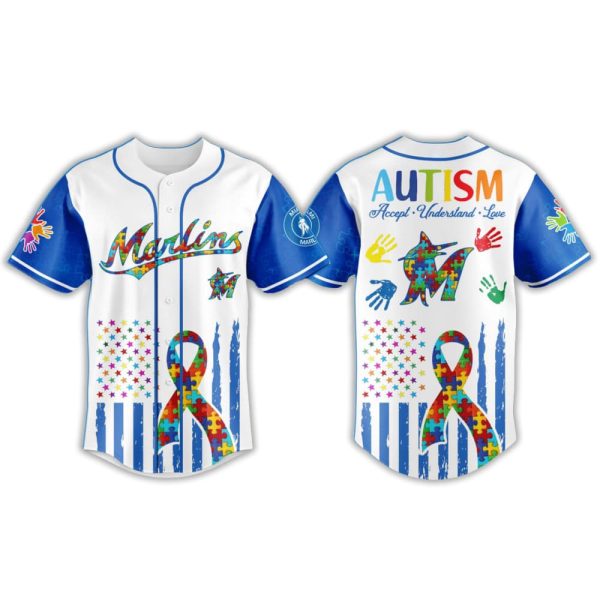Marlins Autism Awareness Month Jersey 2025
