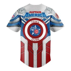 Iowa Cubs Captain America Jersey 20252
