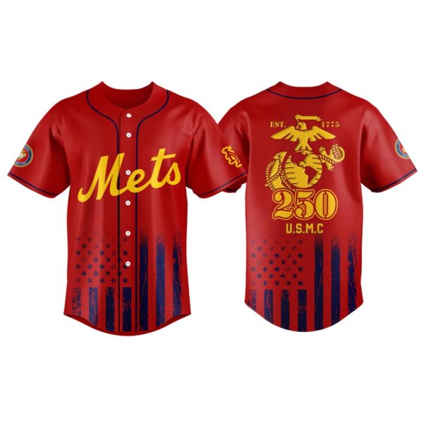 Mets 250th US Marine Corps Birthday Jersey 2025