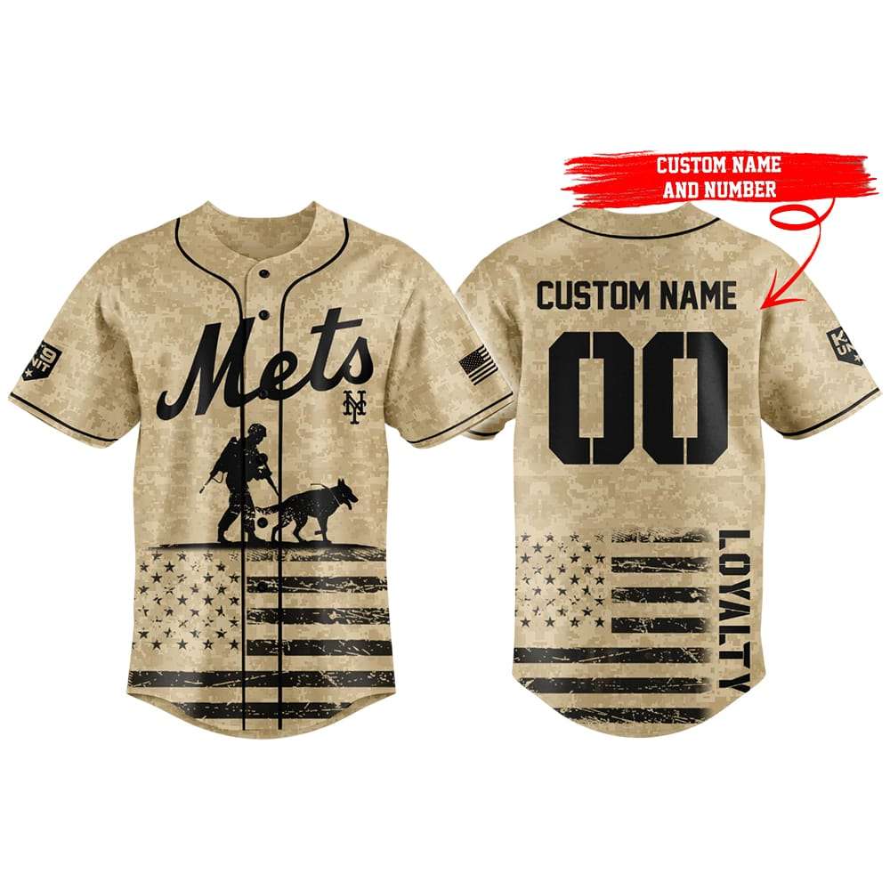Mets Honoring Military Dogs Jersey 2025 Mets Honoring Military Dogs Jersey 2025