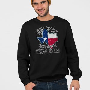 Texas Strong God Made Jesus Saved Texas Raised Shirt 4