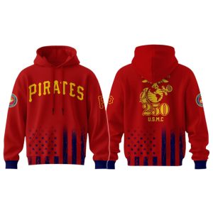 2025 Pirates 250th Marine Corps Birthday Hoodie