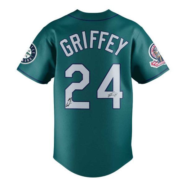 Morgan Wallen Mariners 1995 Ken Griffey JR Signature Jersey