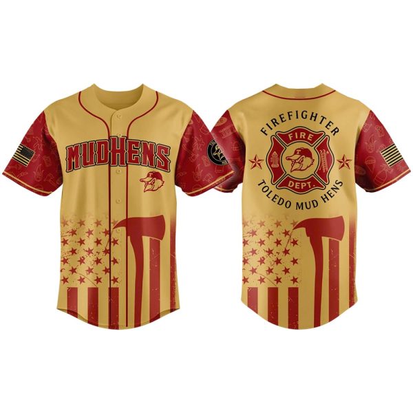 Mud Hens Firefighter Appreciation Jersey 2025