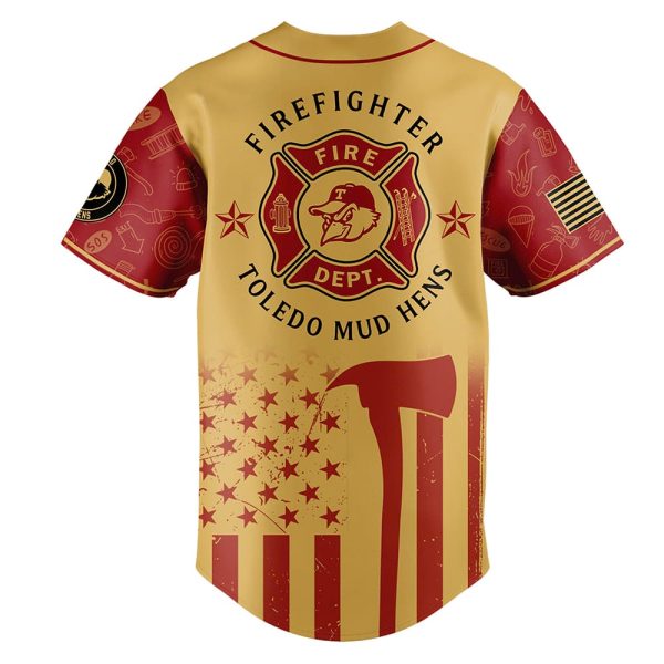 Mud Hens Firefighter Appreciation Jersey 2025