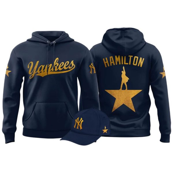 NY Yankees x Hamilton Night 2025 Hoodie Cap