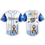 Nationals Autism Awareness Month Jersey 2025