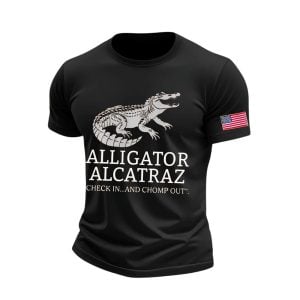 Alligator Alcatraz Check In And Chomp Out Shirt1