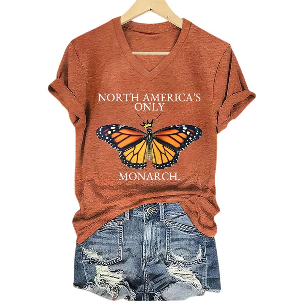 North Americas Only Orange Monarch Shirt North America's Only Orange Monarch Shirt