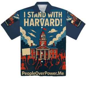 I Stand With Harvard Hawaiian Shirt 2