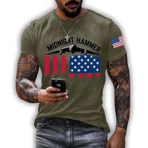 Mens Operation Midnight Hammer B 2 Spirit Short sleeved T shirt2