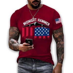 Mens Operation Midnight Hammer B 2 Spirit Short sleeved T shirt6