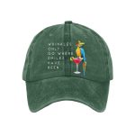 Parrot Jimmy Buffett Wrinkles Only Go Where Smiles Have Been Cap