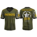 Patriots US ARMY 250th Birthday Celebration Football Jersey 2025