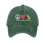 Peace Love Buffett Baseball Cap