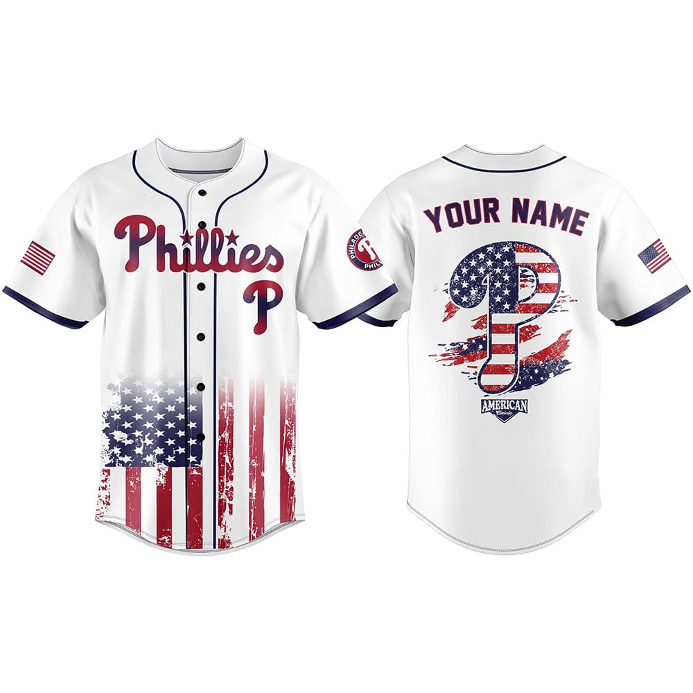 Phillies x Independence Day 2025 Baseball Jersey Phillies x Independence Day 2025 Baseball Jersey