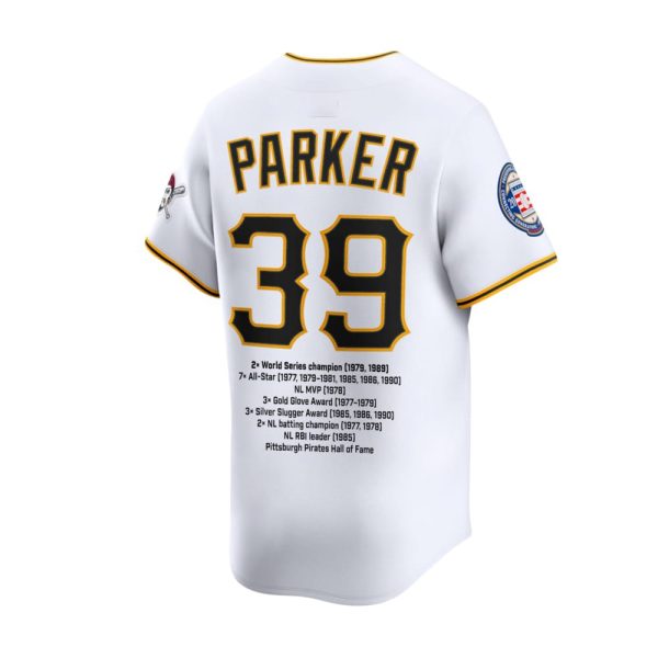 Pirates In Memoriam Dave Parker 1951-2025 Jersey