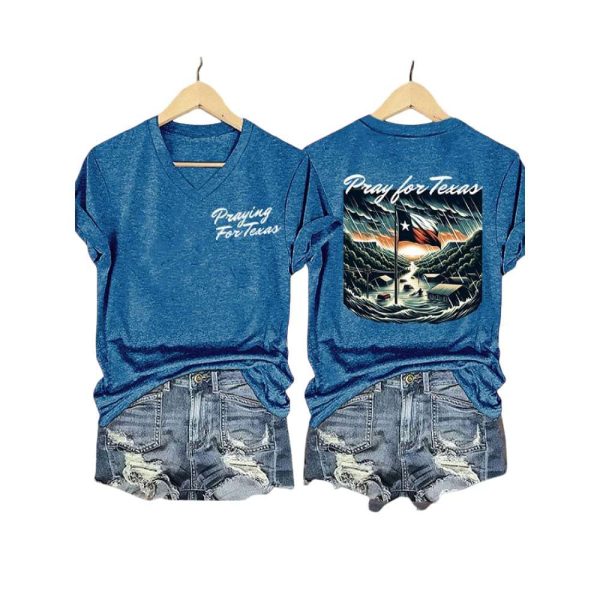 Praying For Texas Flood Shirt