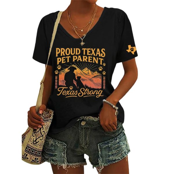 Proud Texas Pet Parent Texas Strong Shirt