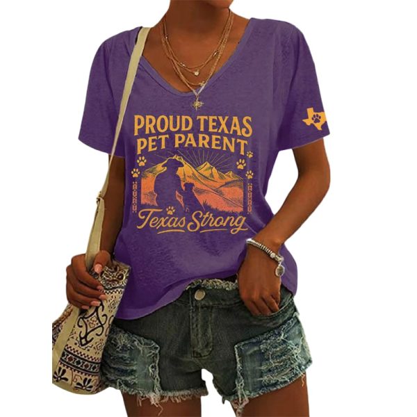 Proud Texas Pet Parent Texas Strong Shirt
