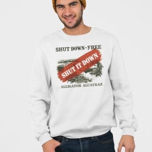 Shut Down-Free Alligator Alcatraz Shirt 2 Shut Down Free Alligator Alcatraz Shirt 3