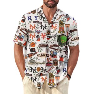 Giants Homeruns Hibiscus and Golden Memories Hawaiian Shirt1